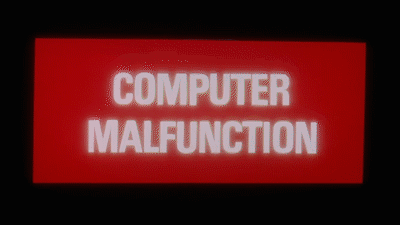2001 error screen